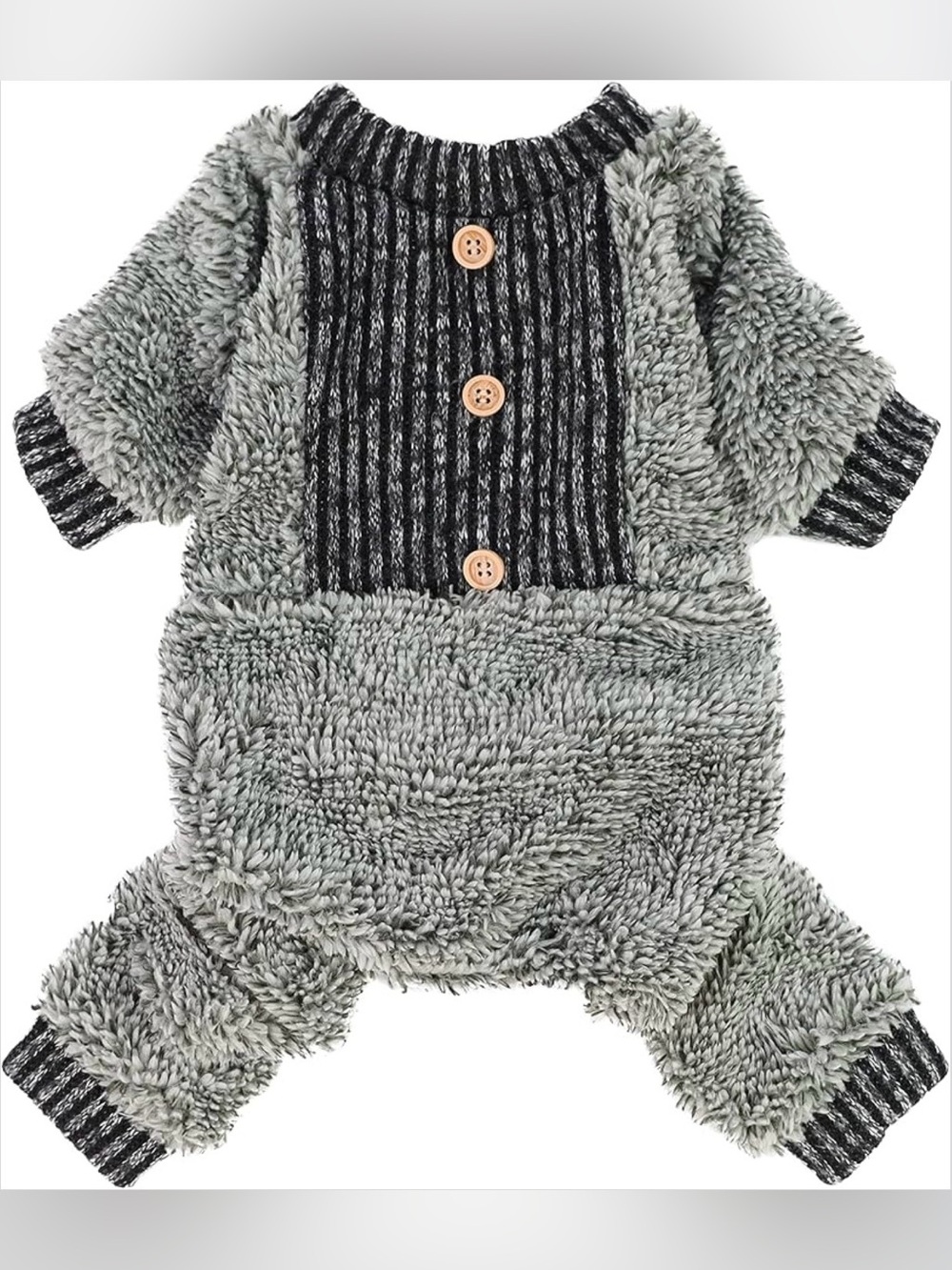 Fitwarm Fuzzy Dog Pajamas for Small Dogs & Cats | M - NWT
